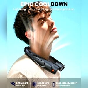 NECK FAN for outdoor indoor activities  6 speeds